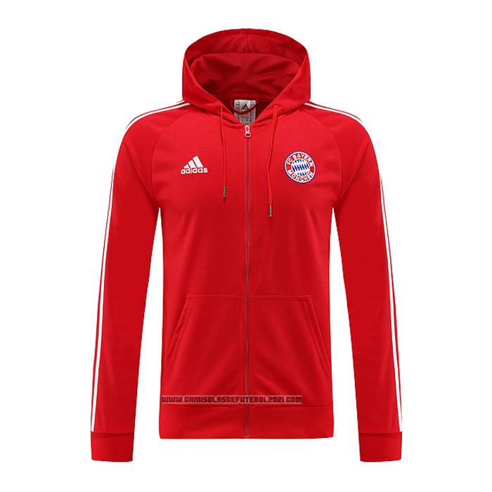 Jaqueta Hoodie Bayern de Munique 2022-2023 Vermelho